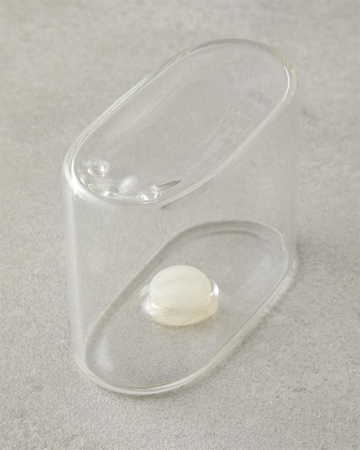 Estella Borosilikat-Akasya 2li Tuzluk - Biberlik 8x4x5,5 Cm Şeffaf