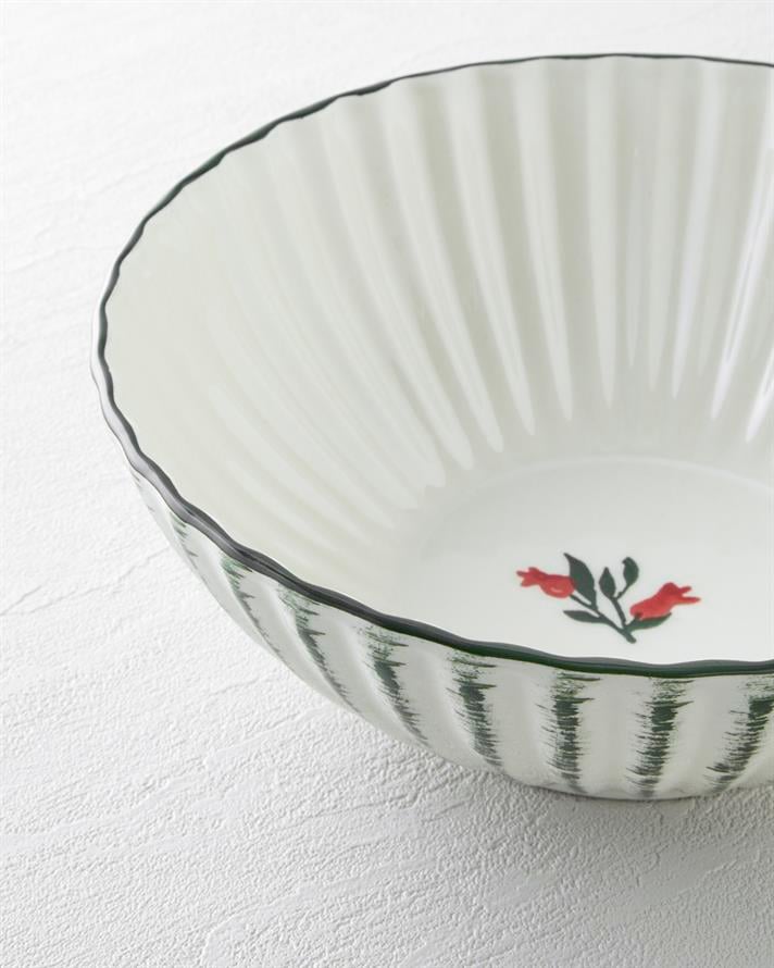 Etna Seramik Kase 23 cm Kırmızı