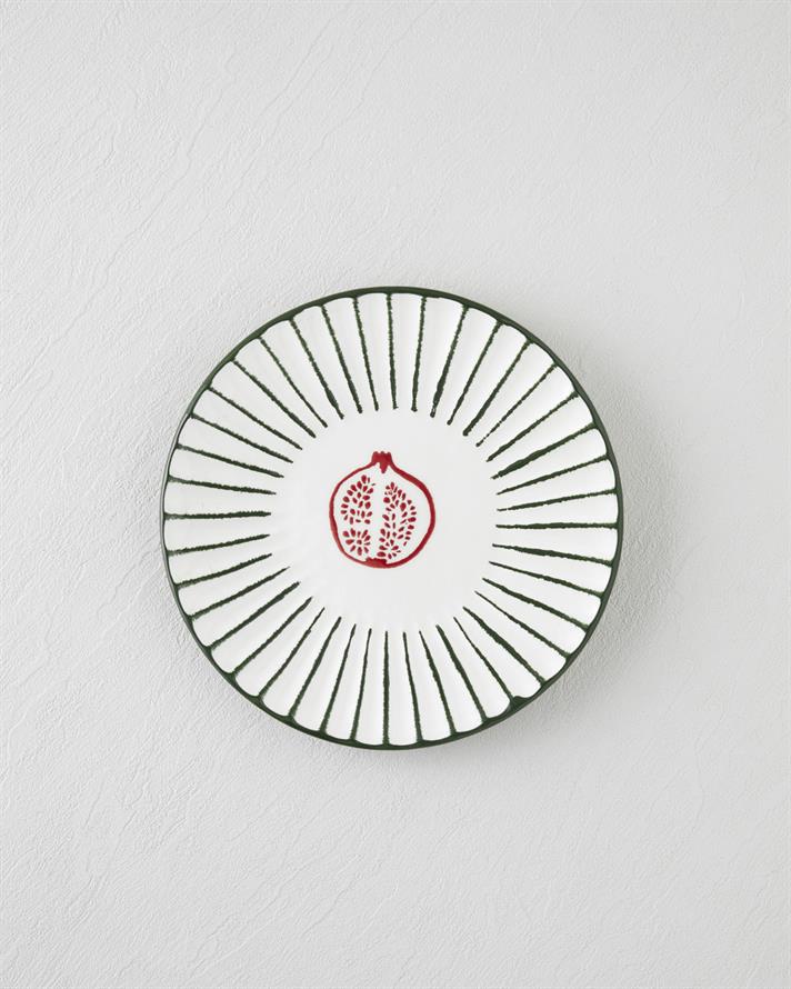 Etna Seramik Pasta Tabağı 21 cm Kırmızı