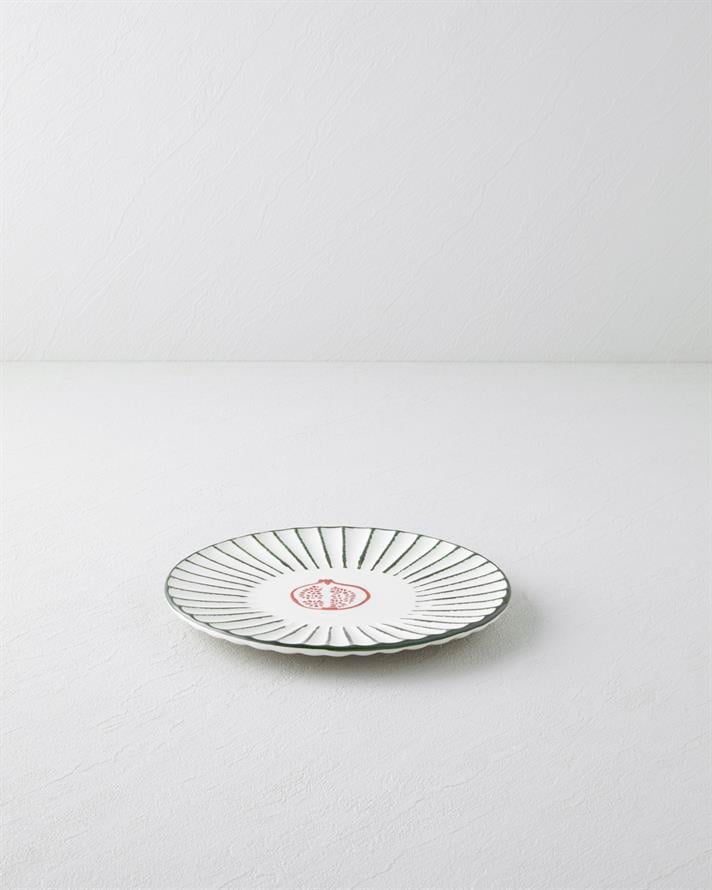 Etna Seramik Pasta Tabağı 21 cm Kırmızı