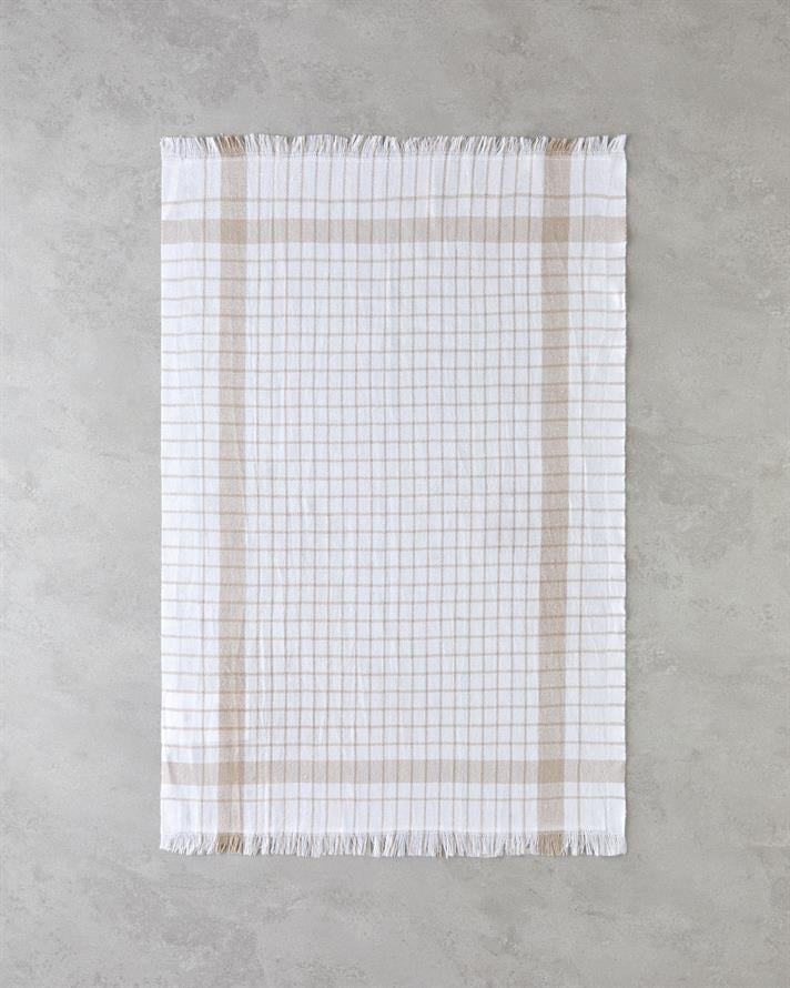 Evelyn Pamuk Polyester Kurulama Bezi 40x60 cm Bej