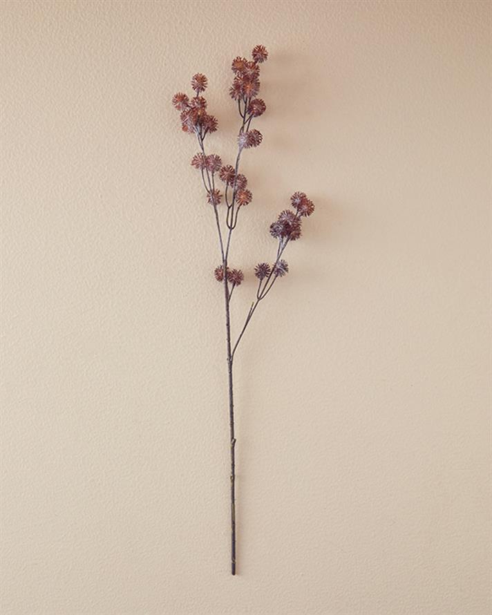 Fall Fruıt Spray Tek Dal Yapay Çiçek Kahve