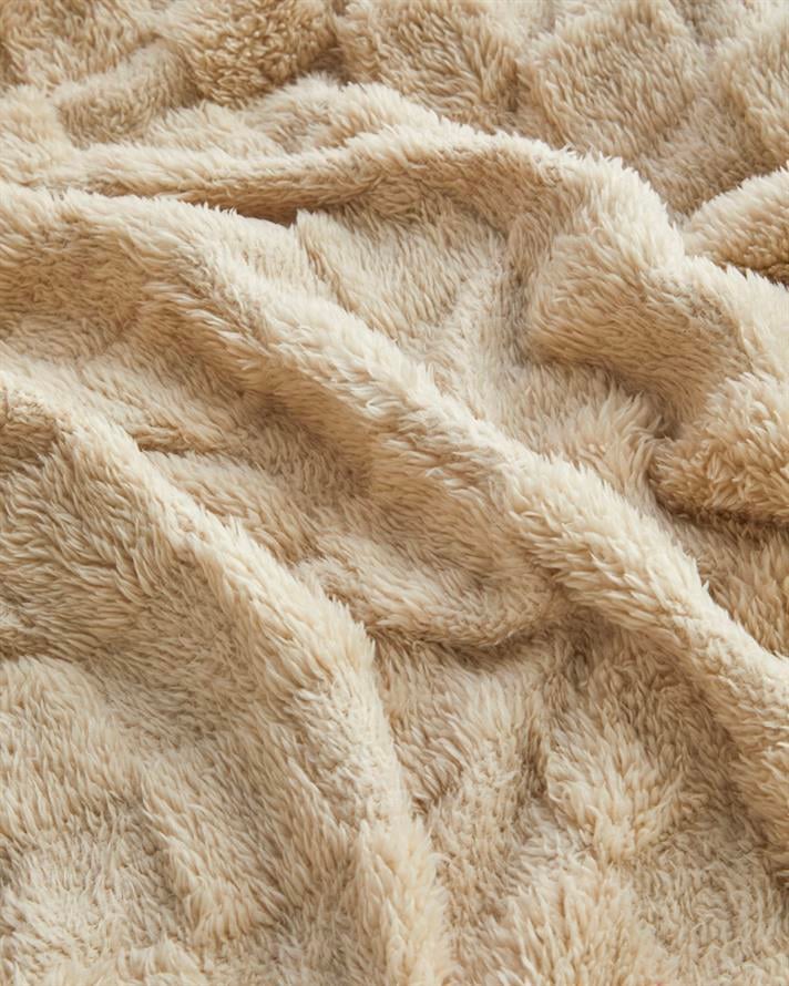 Fancy  Square Koltuk Şalı 120x160 cm Bej