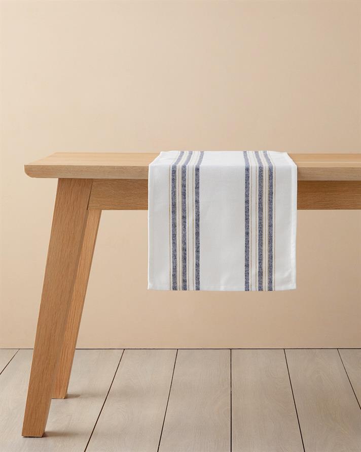 Faye Pamuk Runner Krem