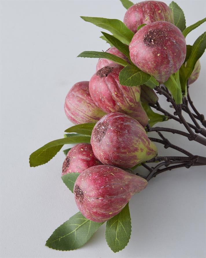 Fig Branch Tek Dal Yapay Çiçek 33 cm Mor
