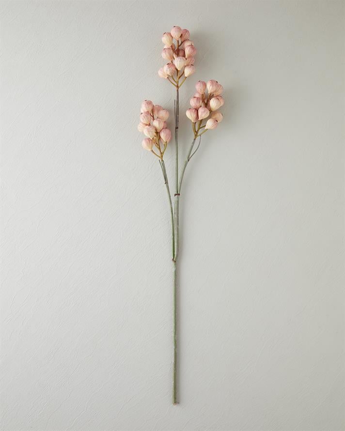 Fig branch Tek Dal Yapay Çiçek 82 cm Pembe