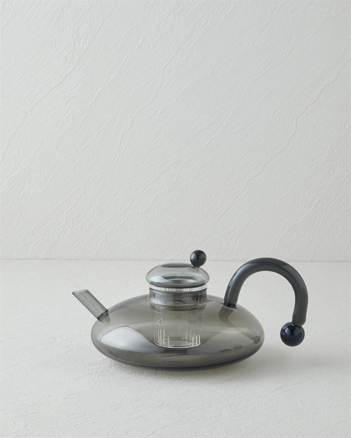 Fiona Borosilikat Cam Demlik 500 ml Gri