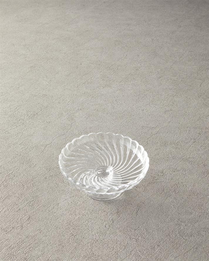 Fiona Cam Ayaklı Sunumluk Şeffaf