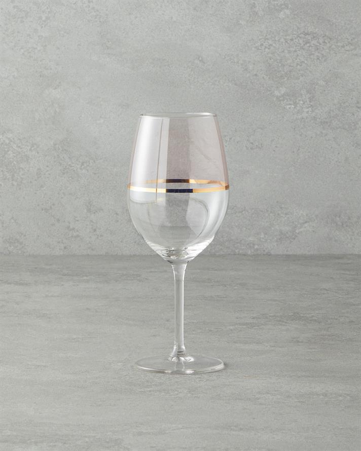 Fiore Cam 4lü Kadeh 540 Ml Açık Pembe