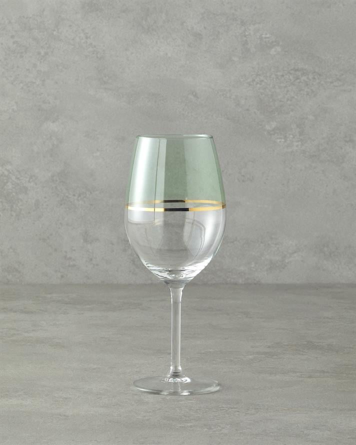 Fiore Cam 4lü Kadeh 540 Ml Açık Yeşil