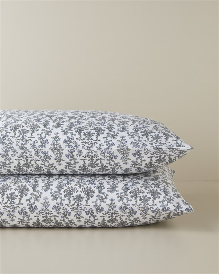 Fiore Kolay Ütülenir 2li Yastık Kılıfı 50x70 cm Mor