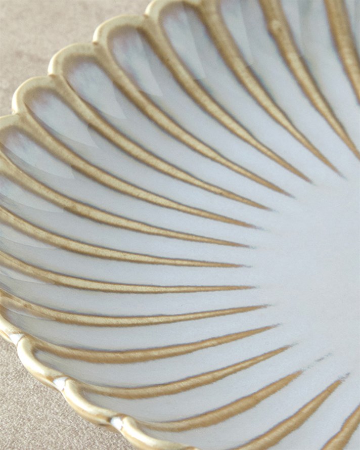 Fiore New Bone China Pasta Tabağı Gri