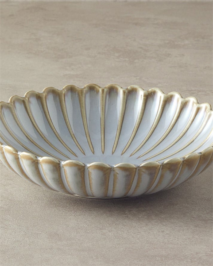 Fiore New Bone China Salata Kase 22 cm Gri