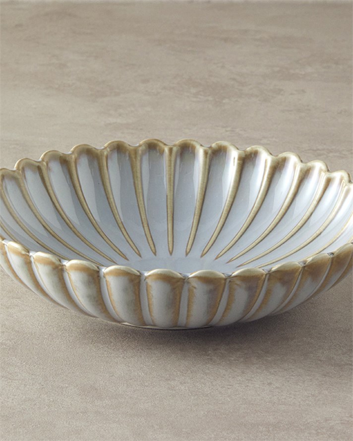 Fiore New Bone China Salata Kase 22 cm Gri