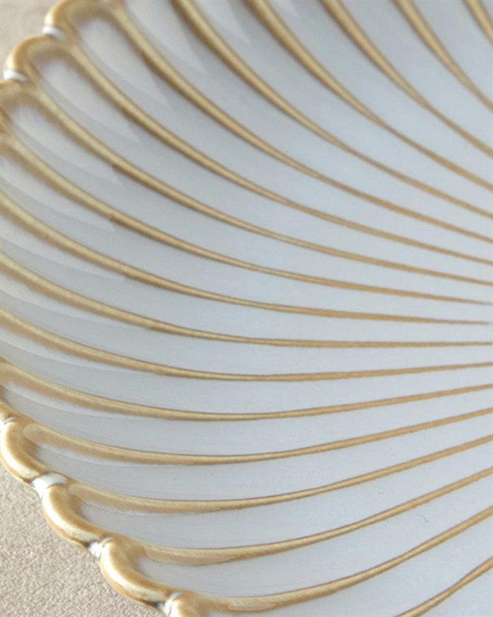 Fiore New Bone China Servis Tabağı Gri