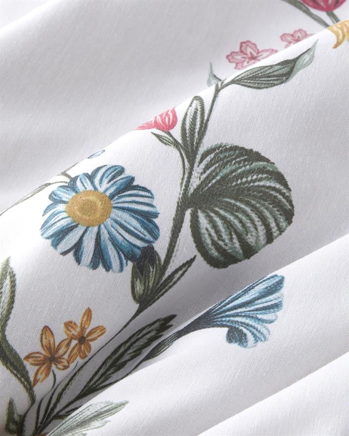 Fioreline Dijital Baskılı Kolay Ütülenir  Çift Kişilik Çarşaflı Nevresim Takımı 200x220 cm Yeşil-Sarı