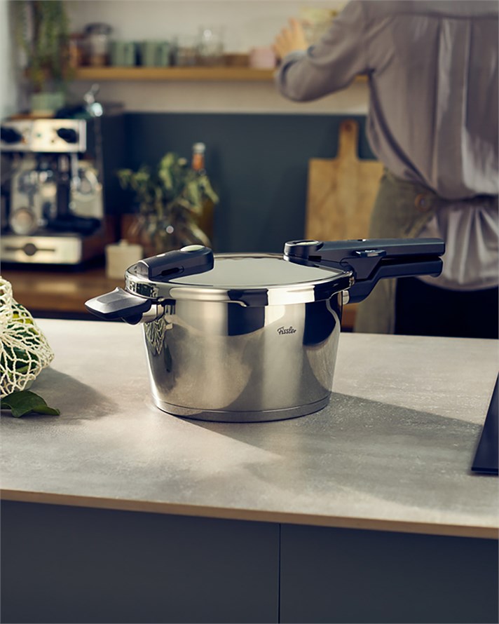 Fissler Vitaquick Elemental Paslanmaz Çelik Düdüklü Tencere 4,5L