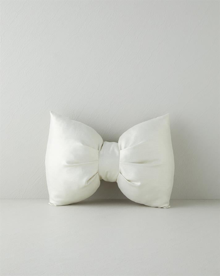 Fiyonklu Dekoratif Kırlent Gold