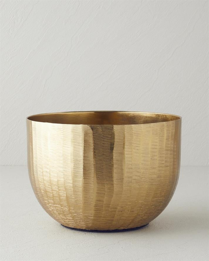 Flena Metal Dekoratif Kase Gold