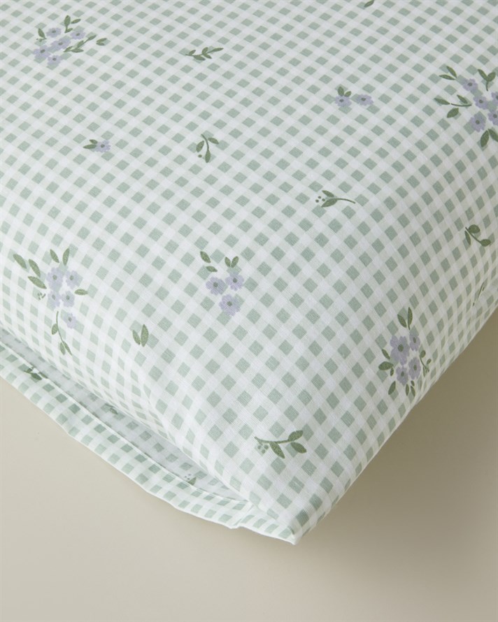 Floral Breeze Kolay Ütülenir 2li Yastık Kılıfı 50x70 cm Yeşil