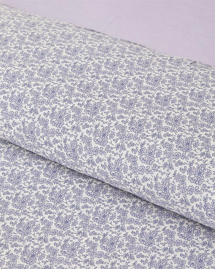 Floral Breeze Kolay Ütülenir Çift Kişilik Nevresim Takımı 200x220 cm Mor