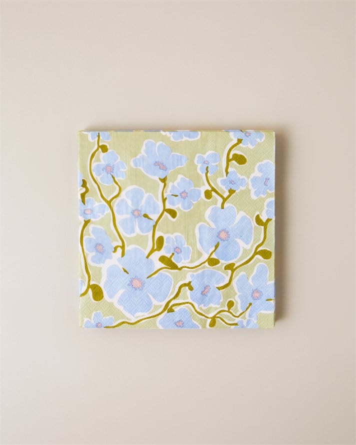Floral Harmony Kağıt 20li Kağıt Peçete 33x33 cm Yeşil