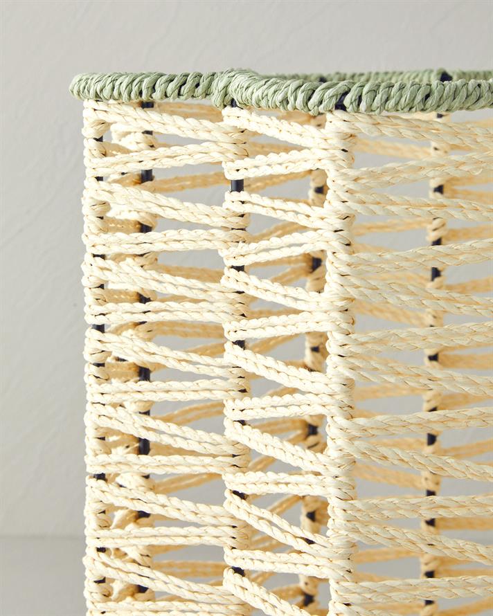 Flore Kağıt İp Sepet 30x30 cm Naturel