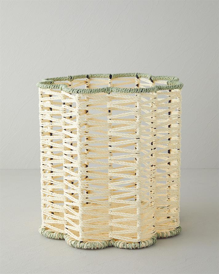 Flore Kağıt İp Sepet 30x30 cm Naturel