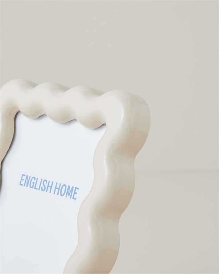 Flore Mdf Çerçeve 10x15 cm Krem