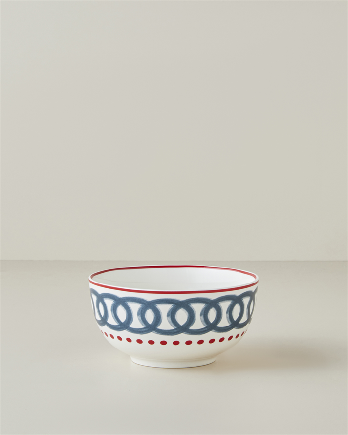 Florend Bone Porselen Kase 14 cm Renkli
