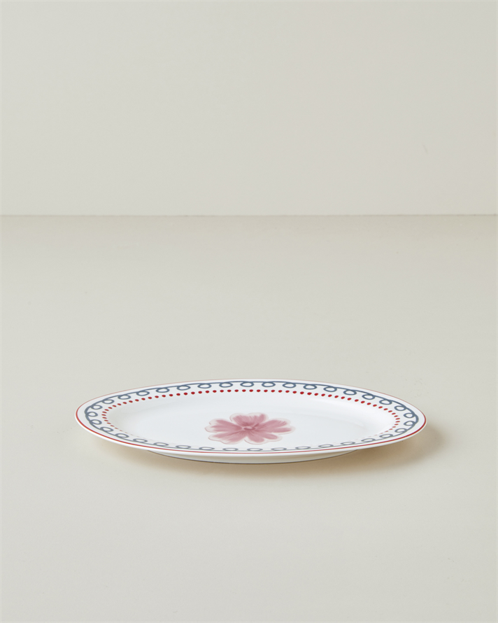 Florentis Bone Porselen Kayık Tabak 21,5 cm Renkli