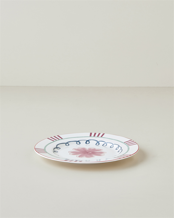 Florentis Bone Porselen Pasta Tabağı 19 cm Renkli