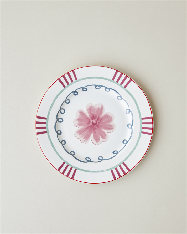 Florentis Bone Porselen Pasta Tabağı 19 cm Renkli