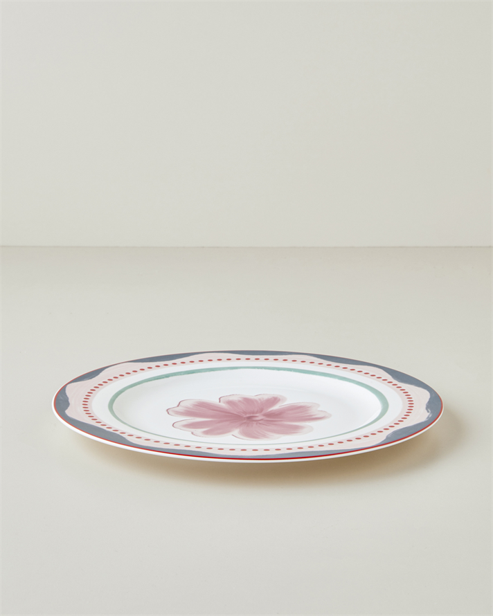 Florentis Bone Porselen Servis Tabağı 27 cm Renkli