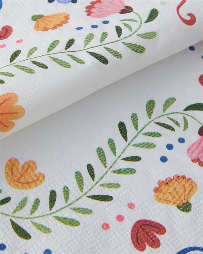 Floresta 20li Kağıt Peçete 33x33 cm Renkli