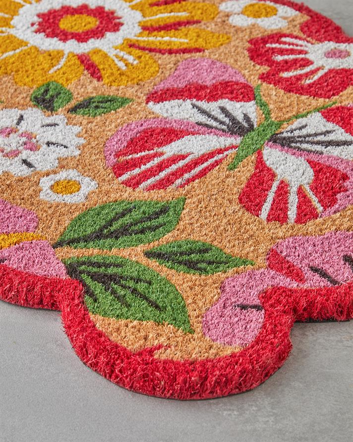 Florina Kapı Önü Paspası 45x75 cm Multicolor