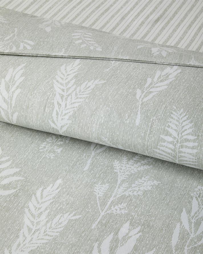 Florine Kolay Ütülenir Çift Kişilik Nevresim Takımı 200x220 cm Açık Yeşil