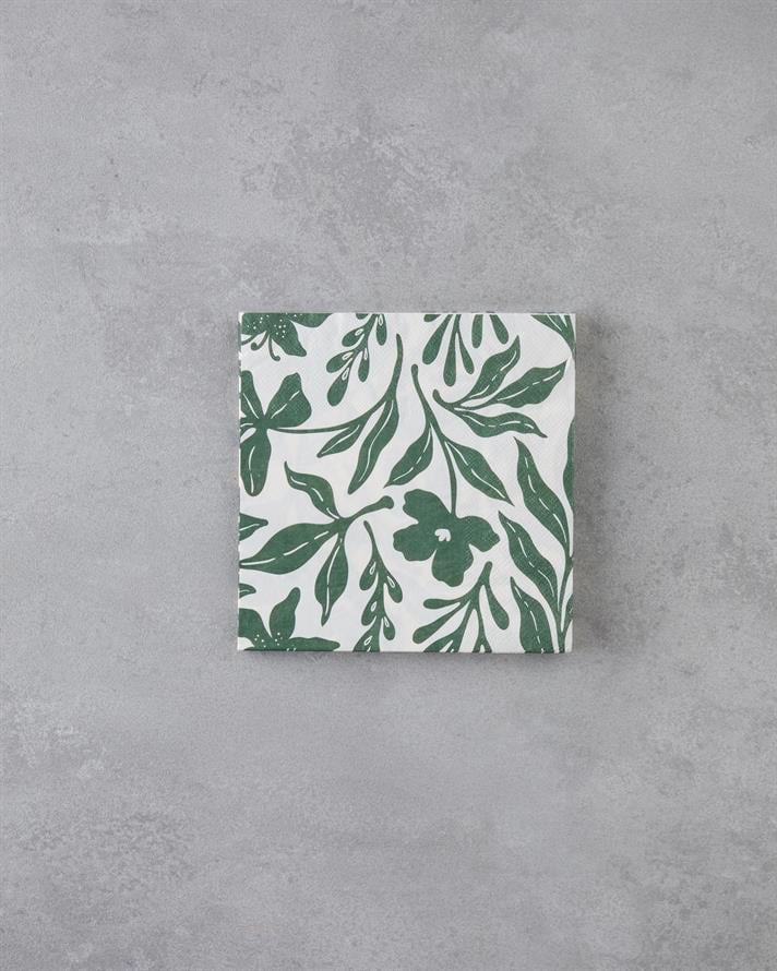 Floris Kağıt 20li Kağıt Peçete 33x33 cm Yeşil