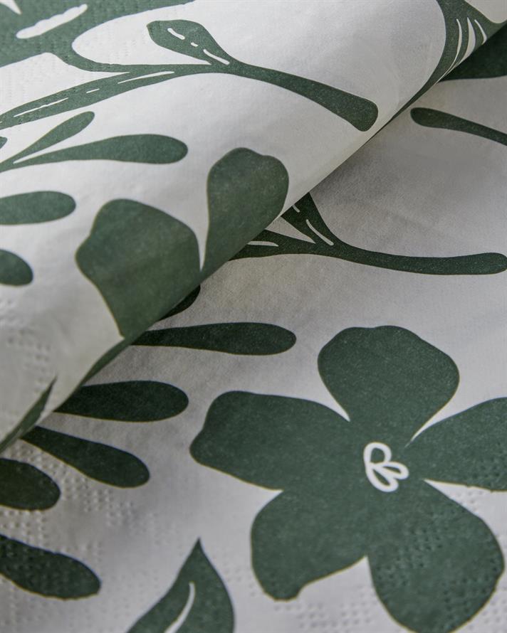 Floris Kağıt 20li Kağıt Peçete 33x33 cm Yeşil