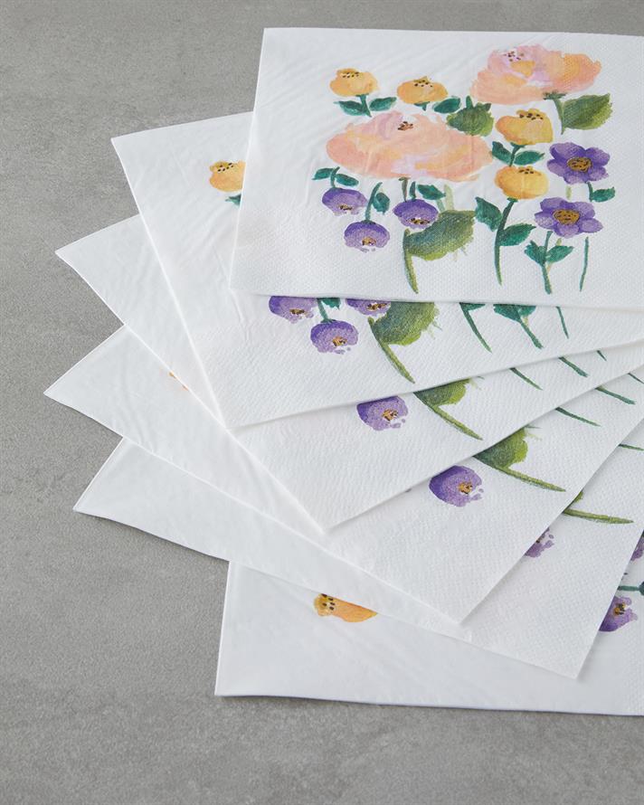 Florset 20li Kağıt Peçete 33x33 cm Renkli