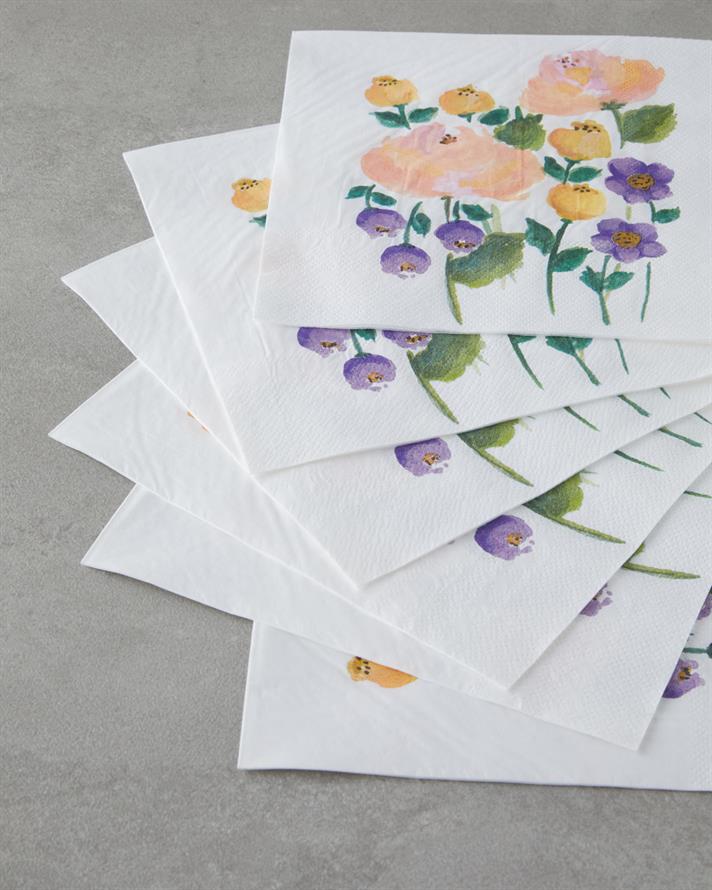 Florset 20li Kağıt Peçete 33x33 cm Renkli