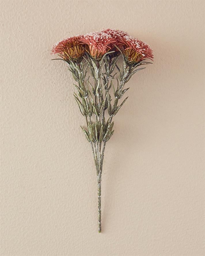 Flower Bunch Tek Dal Yapay Çiçek Bordo