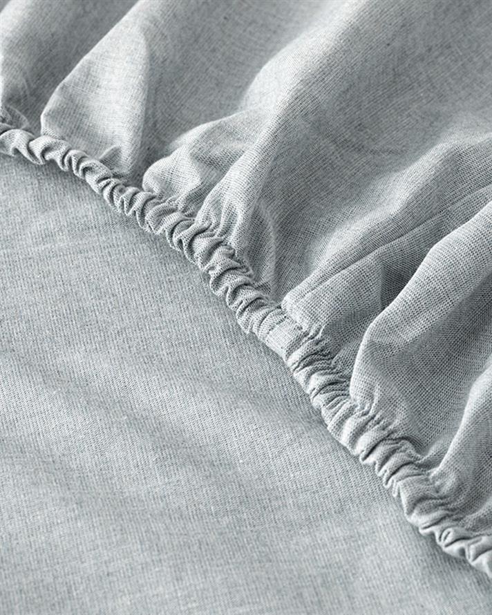 Flower Heaven Dijital Baskılı Pamuklu Çift Kişilik Nevresim Takımı 200x220 cm Gri