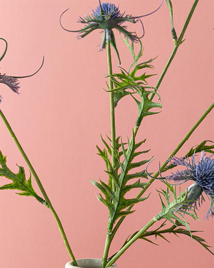 Flower Tek Dal Yapay Çiçek Mor