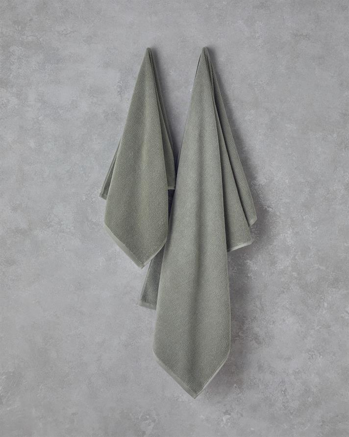 Fluffy Cotton Plus Pamuklu Banyo Havlusu 70x140 cm Sage