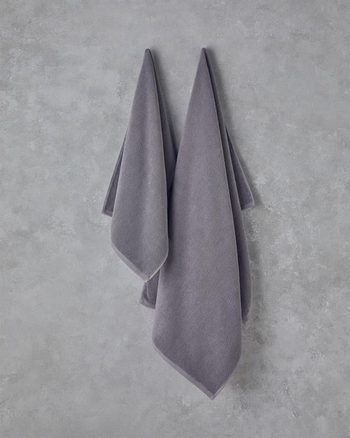 Fluffy Cotton Plus Pamuklu Banyo Havlusu 70x140 cm Gri