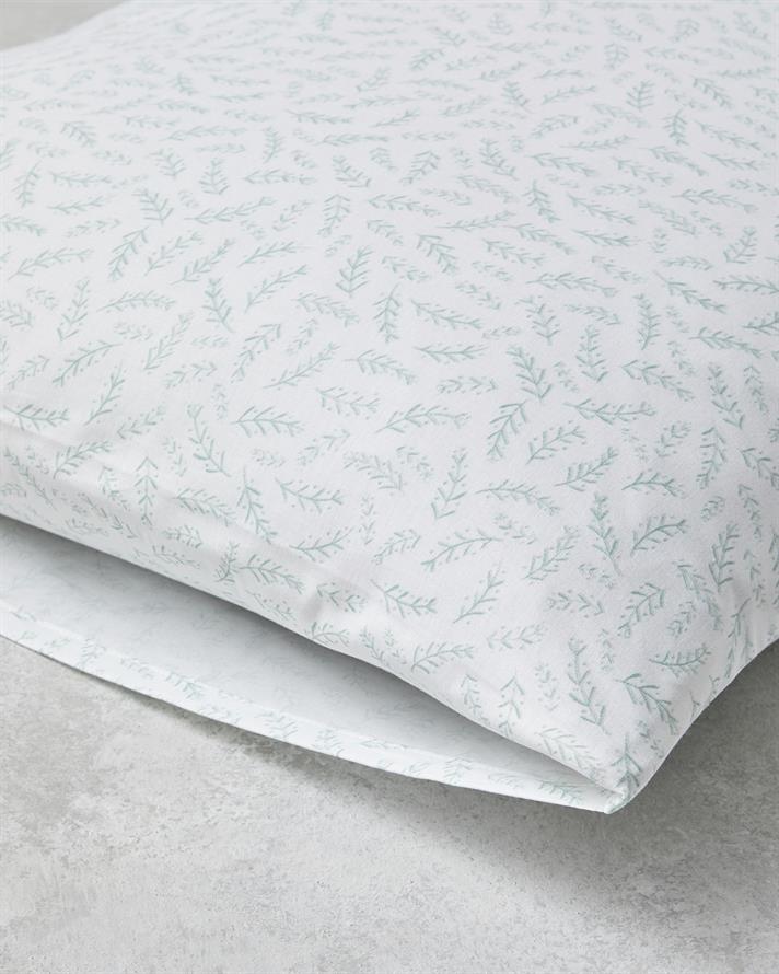 Forest Essence Pamuklu 2li Yastık Kılıfı 50x70 cm Yeşil