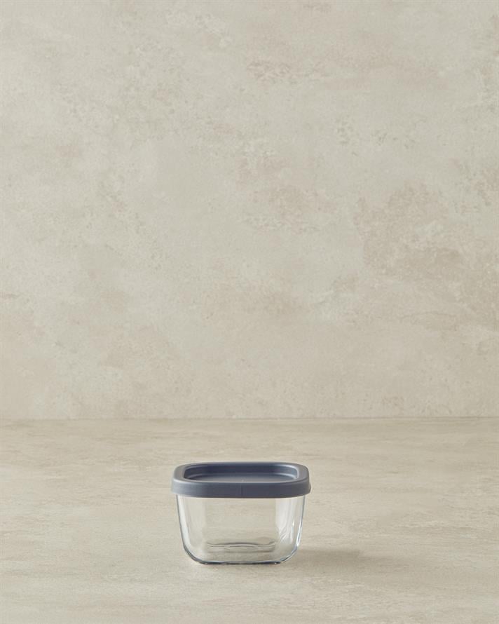 Fresh Safe Cam Saklama Kabı Gri