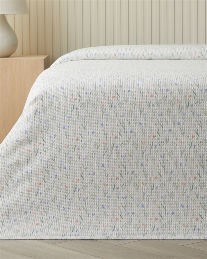 Fresh Sprout Tek Kişilik Pike 150x220 cm Yeşil