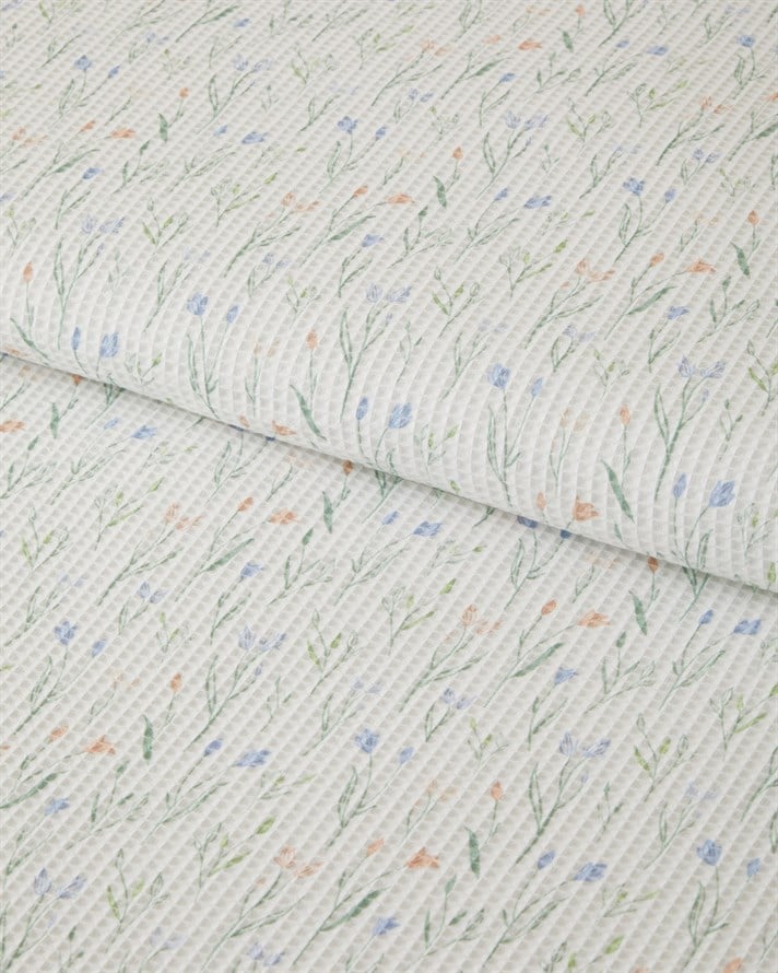 Fresh Sprout Tek Kişilik Pike 150x220 cm Yeşil